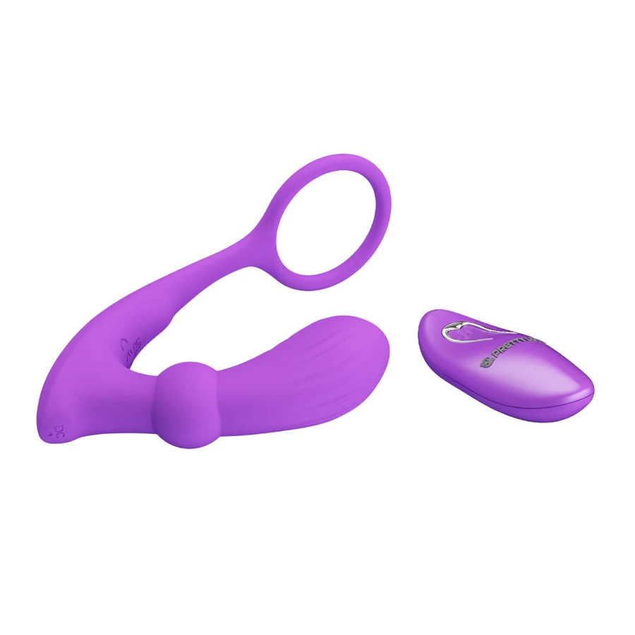 PRETTY LOVE - ANELLO ANALE E VIBRATORE WARREN VIOLA